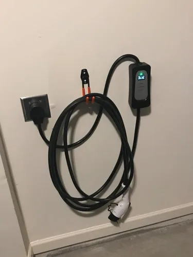 Miniatura 9 de Soporte de cable para cargador de vehículo eléctrico EV, gancho en J, accesorio organizador de alambre de carga (1 gancho)
