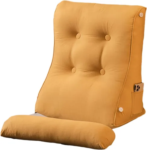 Almohada de lectura triangular con cuña para cabecero y reposo de cama, cojín de apoyo para la espalda para leer, jugar, ver la televisión, con