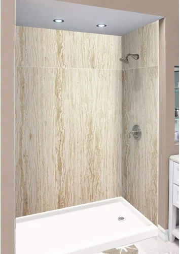 Miniatura 31 de Transolid EWKX483696-41 Expressions - Kit de pared de ducha de 6 paneles con extensión, 36 pulgadas de largo x 48 pulgadas de ancho x 96 pulgadas