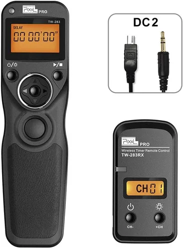 Miniatura 11 de Obturador remoto compatible con Canon, control remoto temporizador de liberación de obturador inalámbrico PIXEL E3/N3 compatible con Canon Eos 1D 5D