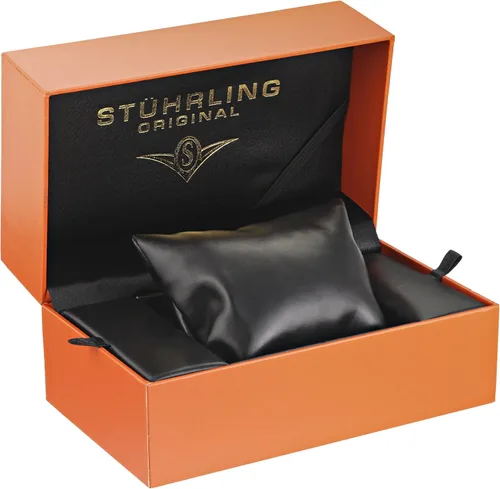 Miniatura 3 de Stuhrling Original 68301 Symphony Reloj de cuarzo suizo con esfera de cristal plateado