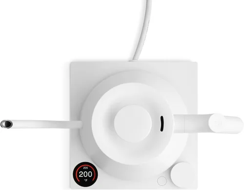Miniatura 2 de Fellow Stagg EKG Pro - Hervidor eléctrico de cuello de cisne, para verter café y té, calentamiento rápido, control preciso de temperatura, Blanco