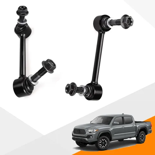 Miniatura 55 de 2 piezas eslabones de barra estabilizadora delantera compatibles con Dodge Ram 1500 4WD 06-10, Ram 1500 4WD 11-17 K80894 5170290AB 5170290AC