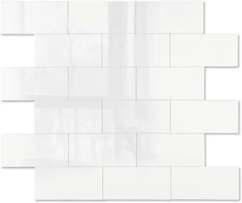 Miniatura 14 de Azulejos Adhesivos para Salpicadero 12"X12" Azulejos de Pared PVC, Adhesivos para Salpicadero de Cocina, Azulejos de Baño, Chimenea, Lavandería