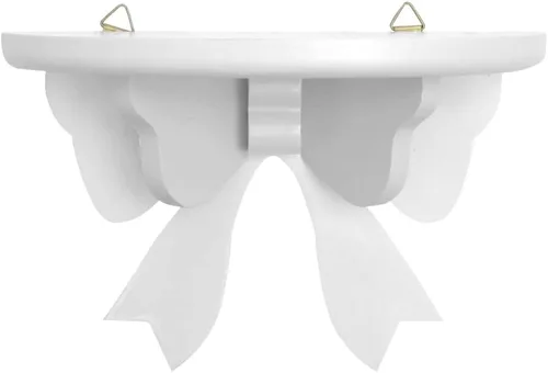 Zerodeko - Estante flotante de pared de estilo nórdico, 7.87 x 5.11 x 3.93 pulgadas, estante de exhibición de madera para dormitorio, cocina, baño,