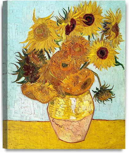 Miniatura 30 de Serie de pinturas de Vincent Van Gogh (favoritos). Reproducción de arte clásico de Van Gogh, impreso en lienzo Noche estrellada