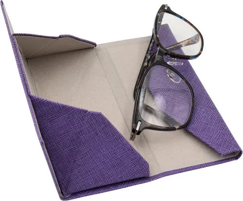 Miniatura 201 de Real Sic Funda para lentes de sol para hombres y mujeres, soporte magnético plegable para lentes de sol, inspirado en el color sólido