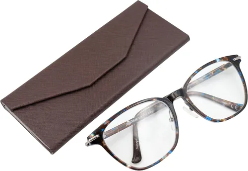 Miniatura 152 de Real Sic Funda para lentes de sol para hombres y mujeres, soporte magnético plegable para lentes de sol, inspirado en el color sólido
