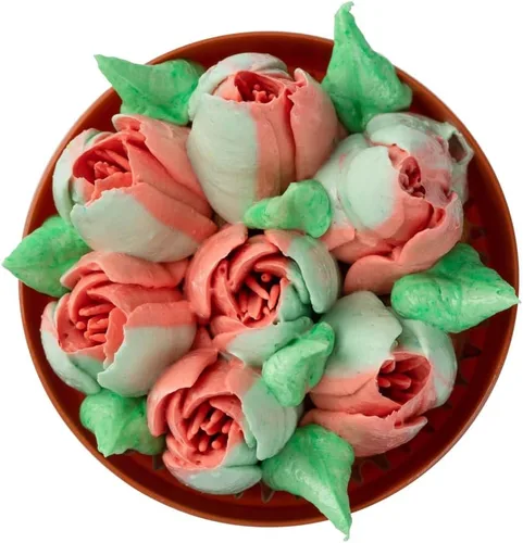 Miniatura 31 de Restaurantware Pastry Tek - Punta de tubería rusa, 1 punta para decoración de pastel de rosas, punta de decoración de acero inoxidable #9 resistente