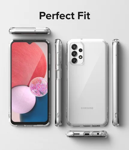 Miniatura 7 de Ringke Fusion - Funda compatible con Samsung Galaxy A13 (4G LTE), transparente, delgada, parte trasera dura, a prueba de golpes, de poliuretano
