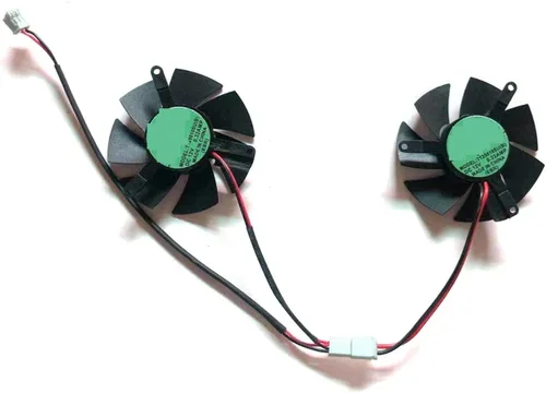 Miniatura 6 de REMSEY Ventilador de GPU GeForce GTX 1650 GTX1050 de 1.811 in, 2 pines, compatible con ZOTAC GTX 1050Ti-4GD5 Mini Gaming GTX 1650 de perfil bajo