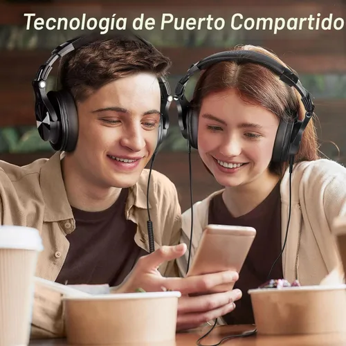 Miniatura 7 de OneOdio A70 Auriculares Bluetooth para oído, auriculares inalámbricos con 72H de tiempo de reproducción, de alta resolución, micrófono incorporado