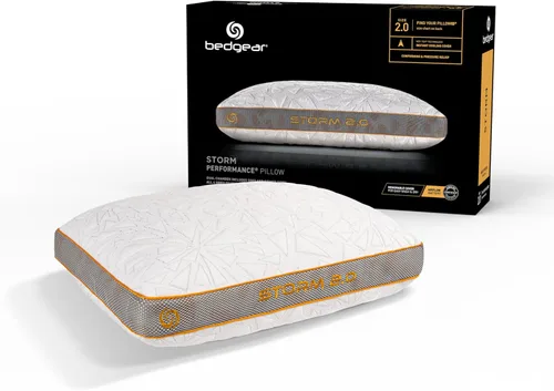 Miniatura 21 de Bedgear Storm Cuddle Curve - Almohada de rendimiento – Tamaño 3.0 – Almohada de cama refrescante para personas que duermen de lado – Firmeza media
