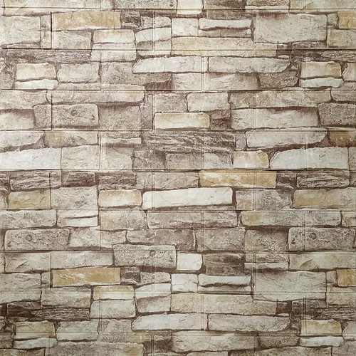 Miniatura 9 de 3D paneles de pared de espuma autoadhesivos, pelar y pegar ladrillo piedra papel pintado calcomanía de pared para sala de estar niños dormitorio