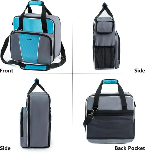Miniatura 4 de BAGSPRITE - Bolsa de viaje para cafetera Keurig K-Express, estuche porta-cafetera K-Iced de servicio único con múltiples bolsillos para cápsulas