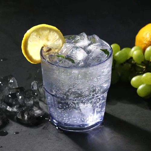 Miniatura 8 de Restaurantware Bev Tek - Juego de 50 vasos de plástico de 9 onzas resistentes a las roturas, vasos apilables de plástico transparente aptos