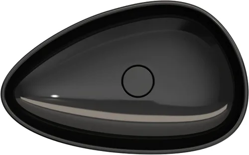 Miniatura 4 de BOCCHI Etna Vessel Arcilla refractaria 23.25 pulgadas con tapa de drenaje a juego en negro