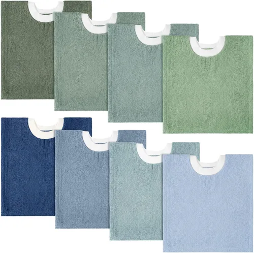 Miniatura 7 de Foaincore 3 piezas de cobertura completa para niños pequeños, baberos de bebé, baberos absorbentes de algodón toalla de rizo para niños pequeños