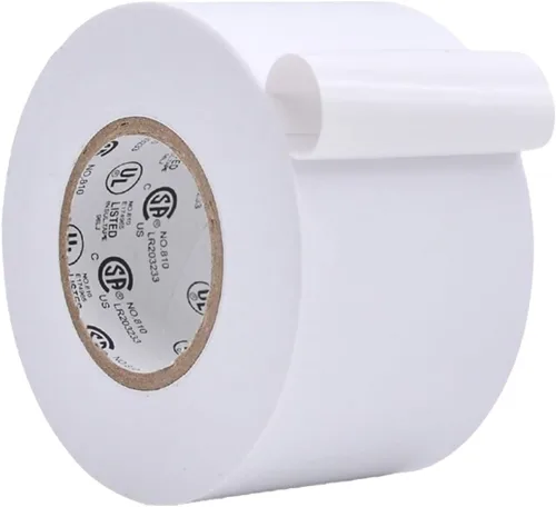 Miniatura 39 de WOD ETC766 - Cinta eléctrica blanca de uso general de grado profesional con núcleo certificado UL/CSA. Cinta eléctrica adhesiva de goma vinílica