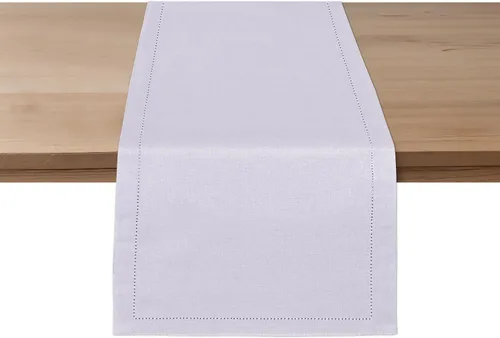 Miniatura 18 de Ruvanti Camino de mesa de lino de 36 pulgadas, dobladillo clásico, lavable, reutilizable, antideslizante, resistente a las manchas, perfecto