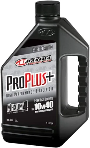 Miniatura 4 de Maxima Racing Oils 30-029128-2PK Pro Plus+ 10w40 - Aceite sintético para motor de motocicleta, botella 1G, paquete de 2