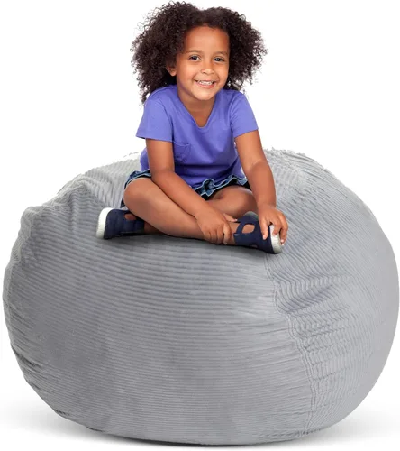 Creative QT - Puf de almacenamiento de animales de peluche Stuff 'n Sit extra grande, para organización, para almacenamiento de juguetes, disponible