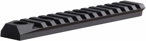 Miniatura 2 de TuFok Riel Alumimun Picatinny de 13 ranuras para Mlock – Soporte adaptador de sección de riel delgado de 0.37 pulgadas de altura con enchufe