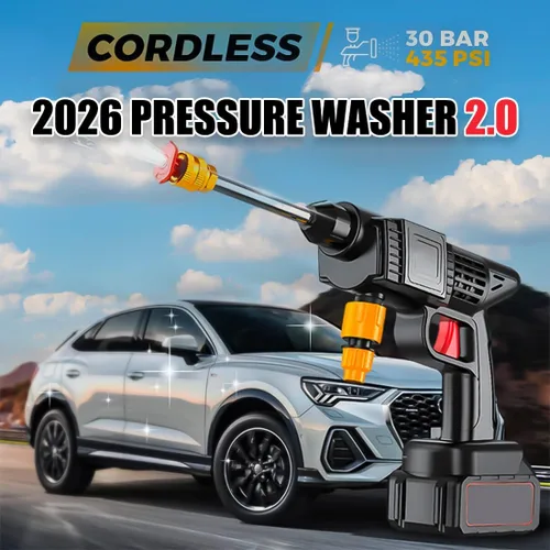 Miniatura 2 de Lavadora portátil a presión, 2026 nueva lavadora a presión inalámbrica 2.0, 435PSI limpiador de alta presión de agua de mano, batería de 12000 mAh