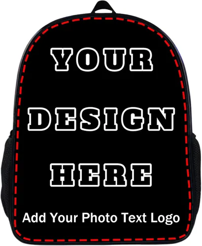 Miniatura 9 de Mochila personalizada para niños y niñas, mochila personalizada con imagen de texto, mochila personalizada para computadora portátil para hombres