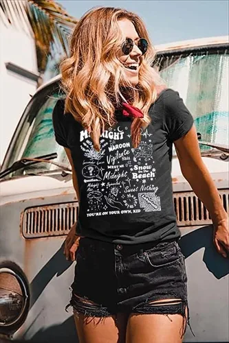 Miniatura 3 de Camiseta de concierto de campo para mujer, camiseta para amantes de la música, camisetas gráficas de música vintage, camisetas de regalo