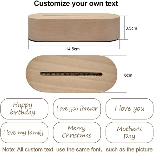 Miniatura 7 de guf Marco de fotos personalizado grabado, marco de fotos personalizado con cristal 3D, regalos para esposa, regalos de novio, regalos de pareja