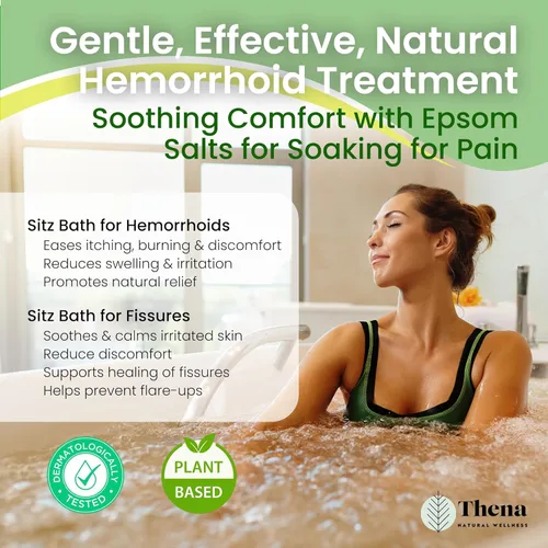 Miniatura 6 de Mejor baño de asiento orgánico para el cuidado posparto y elementos esenciales posparto, tratamiento natural para hemorroides para mujeres y madres