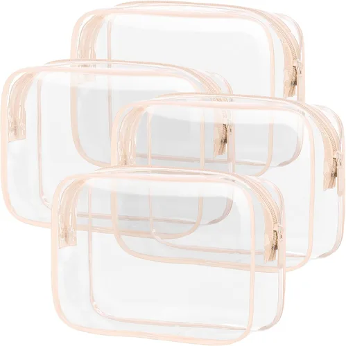 Miniatura 23 de PACKISM Neceser aprobado por la TSA, paquete de 2 – 1 mediano de cuarto de galón de mano de la TSA y 1 grande para equipaje facturado, bolsa de 4