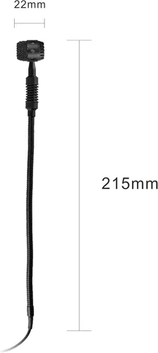 Miniatura 5 de HEIMU Micrófono condensador de instrumento con clip + clip universal (para guitarra)