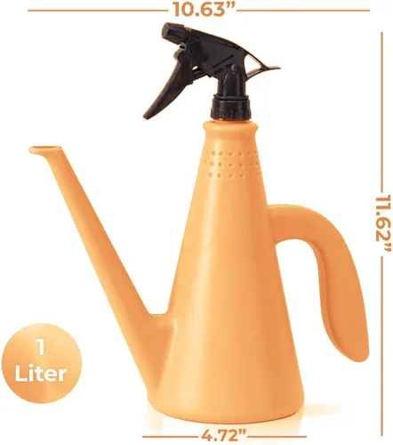 Miniatura 2 de Regadera para plantas con pulverizador, regadera 2 en 1 para interiores y exteriores con botella Mister para plantas, regaderas