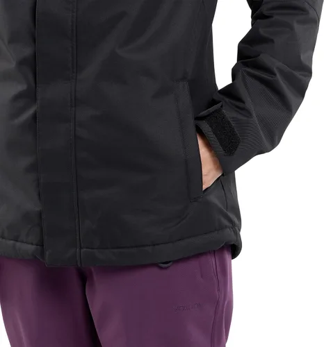 Miniatura 4 de Volcom Chaqueta con capucha para mujer, con aislamiento, snowboard, esquí, invierno