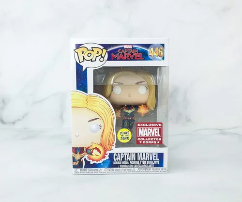 Miniatura 2 de POP! Funko Captain Marvel - Brilla en la oscuridad - Exclusivo de Collector Corps