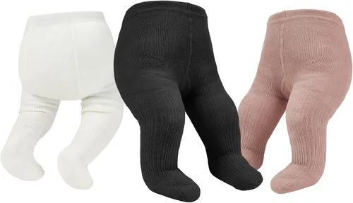 Miniatura 32 de American Trends Leggings para bebé, medias de punto para niñas y niños pequeños, leggings de punto de invierno