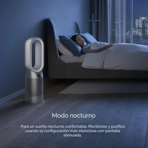 Miniatura 8 de Dyson Purificador caliente+frío HP07 Purificador de aire, calentador y ventilador - Blanco/Plata, Grande