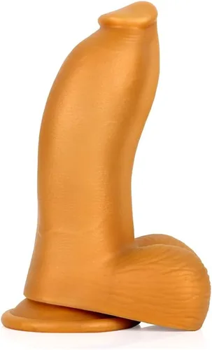 Consolador realista con potente base de ventosa, consolador grueso de silicona líquida para pene, consolador gigante suave y agradable al tacto con
