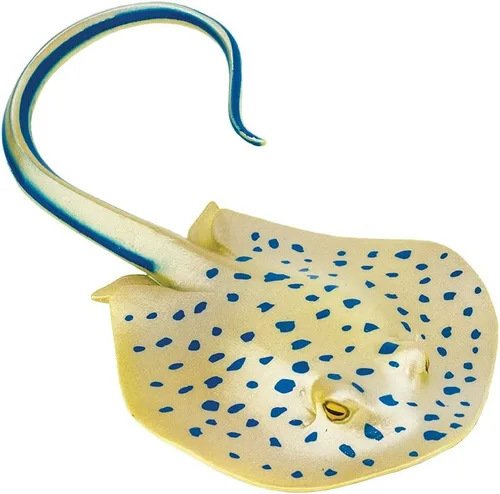 Safari Ltd. Figura de rayo manchado azul, figura realista de 6.5 pulgadas, juguete educativo para niños, niñas y niños a partir de 3 años