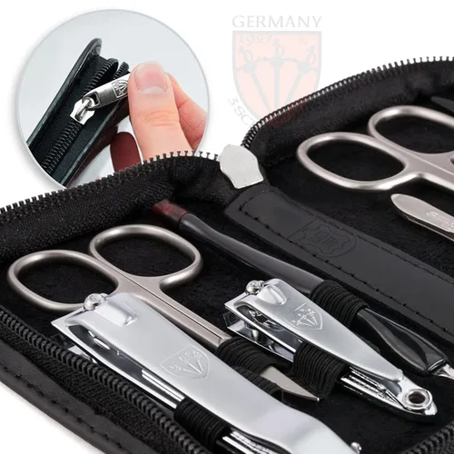 Miniatura 4 de 3 Swords Germany Juego de 8 piezas de manicura y pedicura de calidad de marca para el cuidado profesional de las uñas de los dedos y los pies