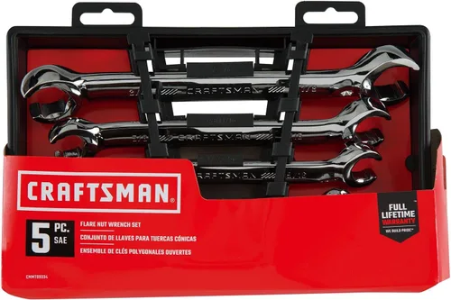 Miniatura 2 de CRAFTSMAN Juego de llaves de tuerca acampanada, SAE, 5 piezas (CMMT99334)
