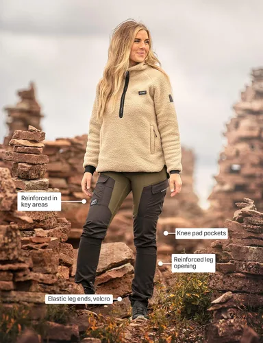 Miniatura 6 de RevolutionRace Pantalones GP para mujer pantalones duraderos para todas las actividades al aire libre