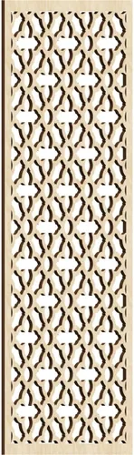 Miniatura 65 de Madison Paneles de pared decorativos de madera con calado, 9 3/8 pulgadas de ancho x 24 3/8 pulgadas de alto x 3/8 de alto, roble rojo rojo (Red Oak)