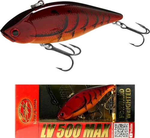 Miniatura 9 de Lucky Craft señuelo de pesca LV-500 cebo con forma de pez 052 Aurora negro