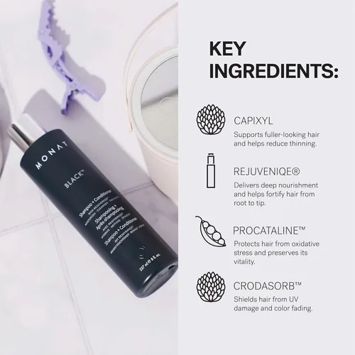 Miniatura 6 de Champú y acondicionador 2 en 1 para hombres de Monat, mejora el crecimiento natural del cabello
