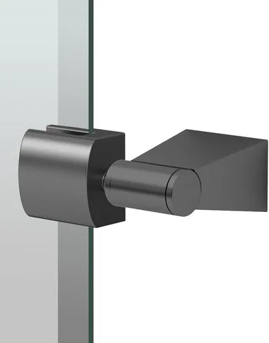 Miniatura 2 de Gatco 4719MXSM Bleu Espejo rectangular sin marco, 24 H, negro mate/montado en la pared, espejo rectangular biselado inclinable para baño