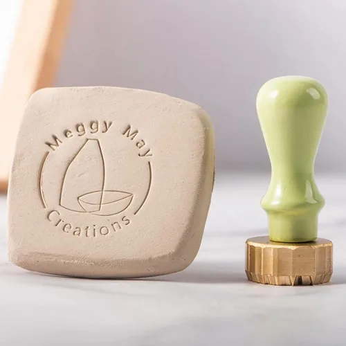 Miniatura 4 de Sello de cerámica personalizado, sello personalizado para arcilla, sello de firmas hecho a mano para cerámica, sello personalizado para cerámica