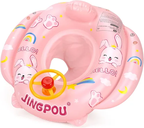 Miniatura 5 de Inflatable Baby Swim Safe Seat Float Ring Toddler Pool Float with Seat Boat Inflatable Ride-on Swimming Pool Toys for Kids Outdoor Verde